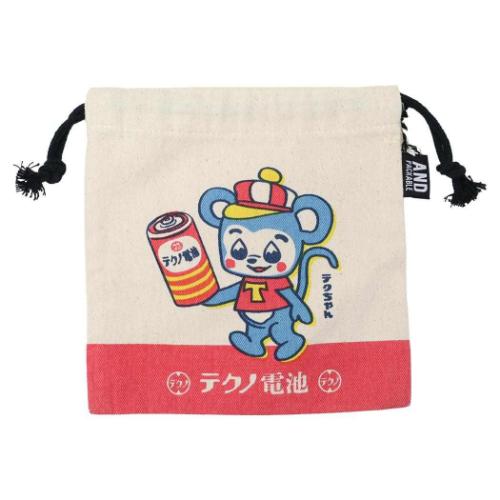 巾着ポーチ KPO AND PACKABLE 巾着袋 テクノプライム テクチャン RD 爆買