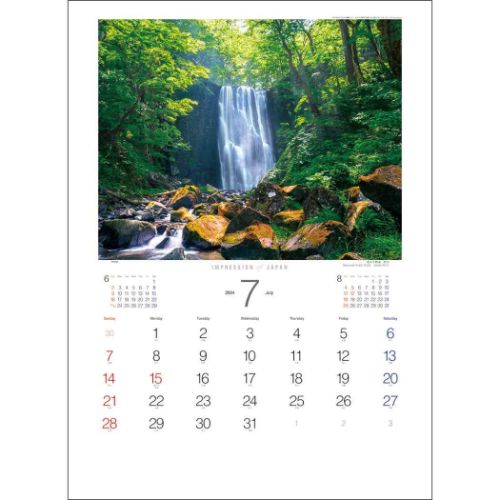 2024 Calendar インプレッション オブ ジャパン 壁掛けカレンダー2024年 フォト｜cinemacollection｜07