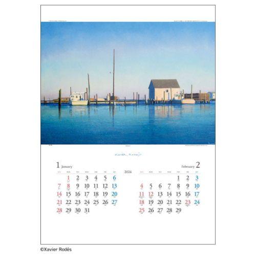 2024 Calendar ザビエル ロデス 壁掛けカレンダー2024年｜cinemacollection