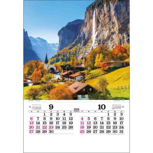 30%OFF】2026 Calendar トーハン DX スイス フイルム 壁掛けカレンダー