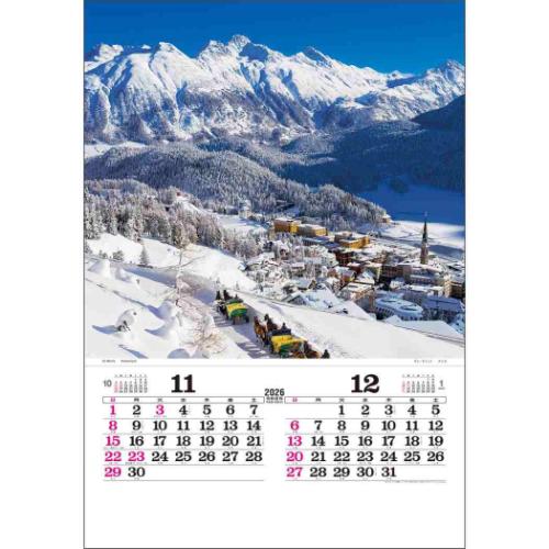 30%OFF】2026 Calendar トーハン DX スイス フイルム 壁掛けカレンダー