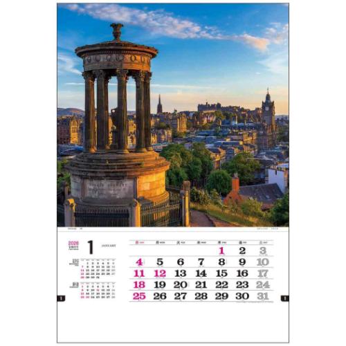 2026 Calendar トーハン ハイDX 世界の美 フイルム 壁掛けカレンダー