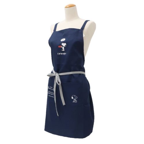未使用 レトロ スヌーピー エプロン SNOOPY（スヌーピー） エプロン おしゃれ 保育士 タバード ショート