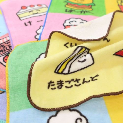 ハンカチタオル ミニタオル 3 コンビニおえかきさん おかし4 オクタニ