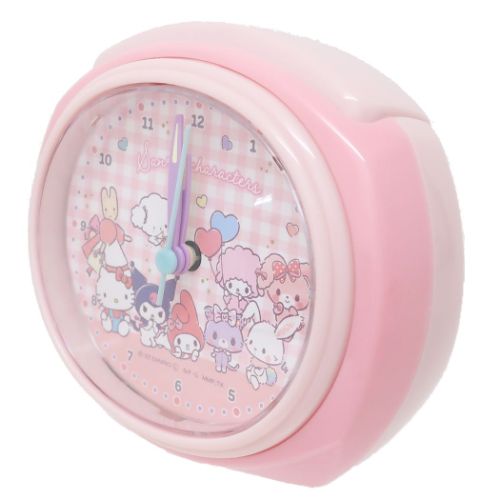 目覚まし時計 サンリオキャラクターズ 連続秒針ベルアラームクロック