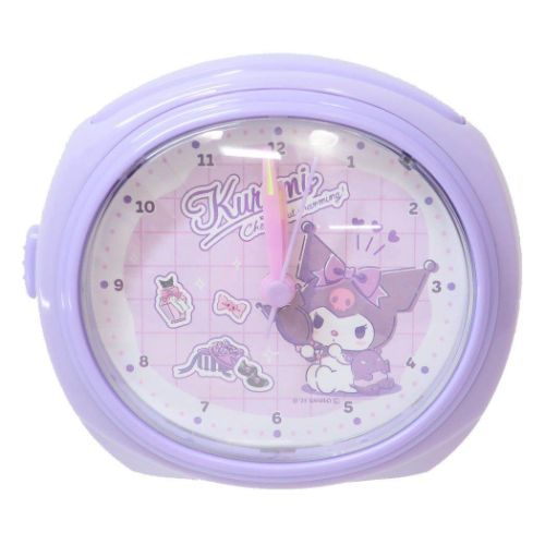 クロミ サンリオ キャラクター 目覚まし時計 連続秒針ベル