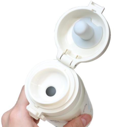 保温保冷水筒 ステンレスワンプッシュボトル350ml ドット たまごっち 東亜金属