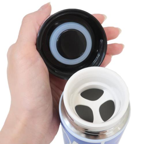 おかべてつろう ステンレス ボトル 水筒 保温保冷水筒 おかべてつろう ステンレスボトル 300ml 音楽は心を軽く