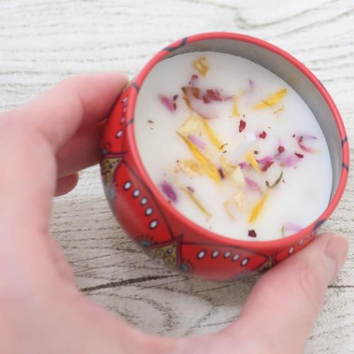 キャンドル フレグランスキャンドル 缶入り ペリシモン トモコーポレーション ギフト プレゼント