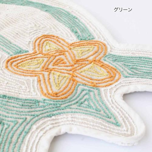 マット フロアマット アニマル プルメリアホヌ トモコーポレーション フリーマット