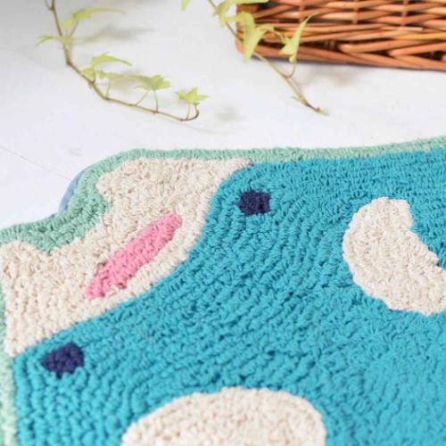 フロアマット マット アニマルグッズ 泳ごう マンタ アニマル トモコーポレーション フリーマット