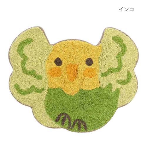 フロアマット アニマルグッズ マット バンザイバード アニマル インコ フリーマット