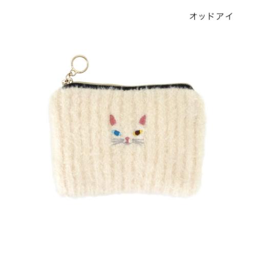 ポーチ カイロケース アニマルグッズ ミニポーチ ねこ トモコーポレーション オッドアイ 爆買