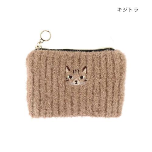 ポーチ カイロケース アニマルグッズ ミニポーチ ねこ トモコーポレーション