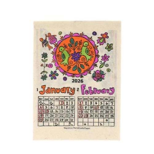 2026Calendar 壁掛けカレンダー2026年 カレンダー S バード トモコーポレーション アート