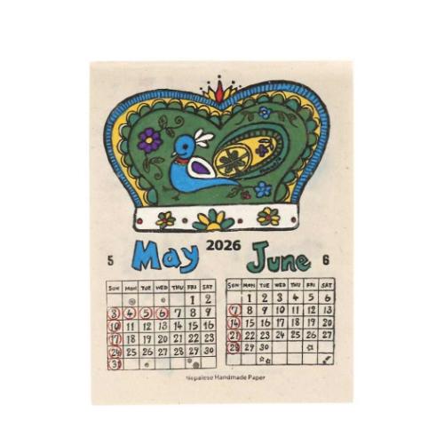 2026Calendar 壁掛けカレンダー2026年 カレンダー S バード トモコーポレーション アート