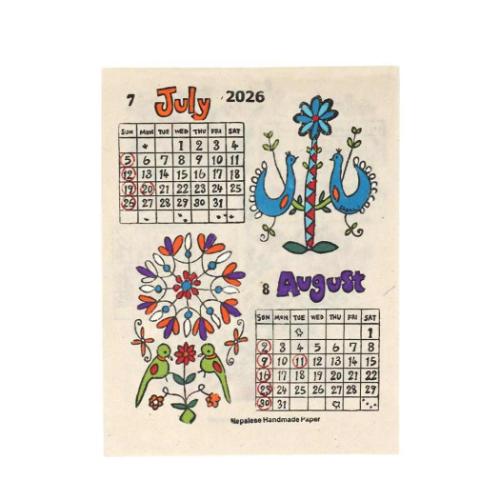 2026Calendar 壁掛けカレンダー2026年 カレンダー S バード トモコーポレーション アート