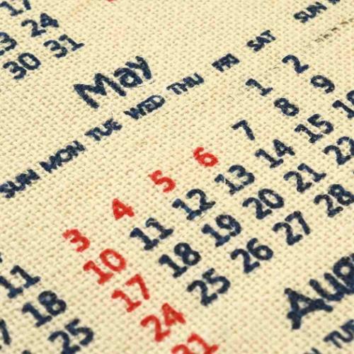 2026Calendar ジュートカレンダー ホヌウェーブ 壁掛けカレンダー2026年 BLEACH アート