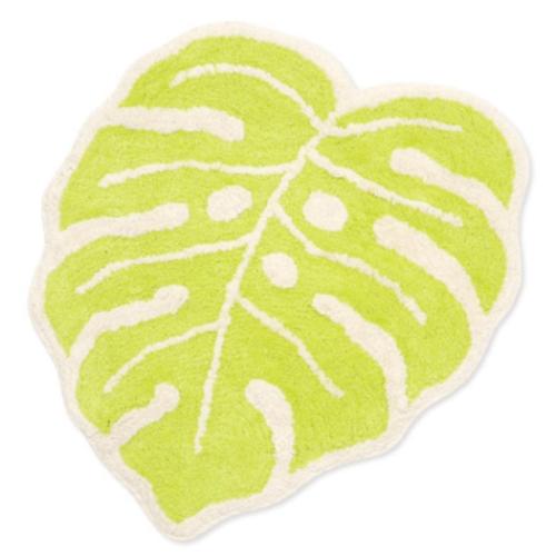 マット フロアマット モンステラリーフ ライトグリーン トモコーポレーション