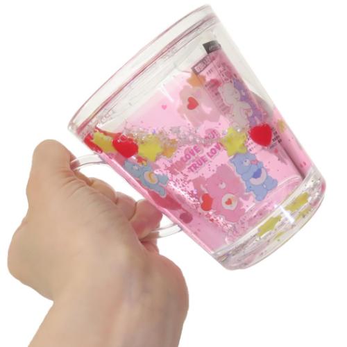 ウォーターカップ プラカップ ケアベア ラブユー！ CareBears ティーズファクトリー プラコップ プラスチック 食器 キャラクター