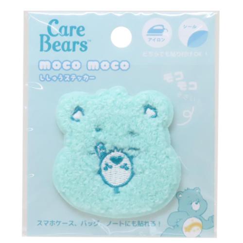 モコモコ刺繍ステッカー ワッペン CareBears ケアベア ウィッシュベア ティーズファクトリー