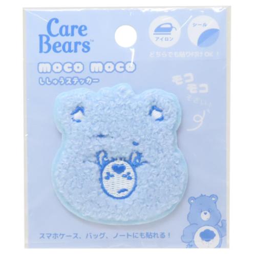 モコモコ刺繍ステッカー ワッペン ケアベア CareBears グランピーベア ティーズファクトリー 手芸用品