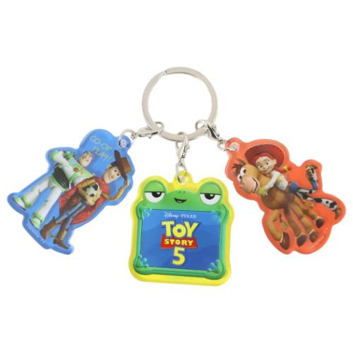 【レトロ】トイストーリー　キーチェーン3点セット トイストーリー5 キーリング 3チャームキーホルダー リリーパッド