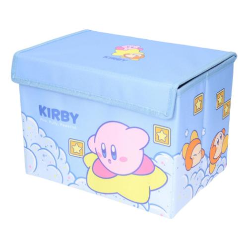 星のカービィ フタ付き折りたたみ収納ボックス 収納用品 キャラクター