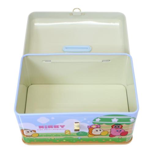 星のカービィ 貯金箱 カギ付き缶バンク グリーングリーンズ ティーズ