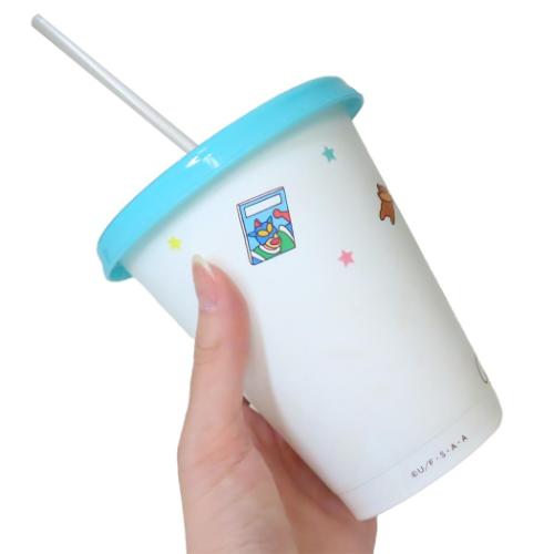 クレヨンしんちゃん アニメキャラクター プラカップ チェンジングタンブラー 450ml パジャマ ティーズファクトリー