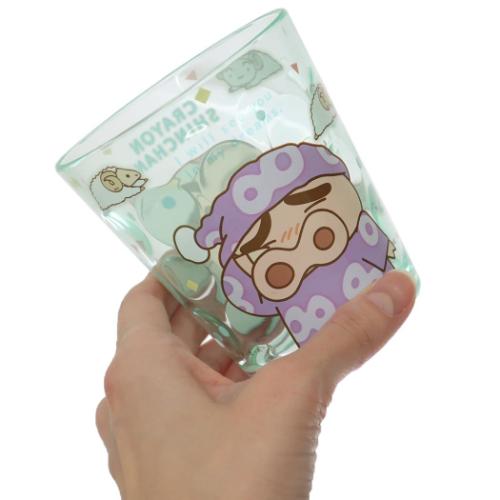 クレヨンしんちゃん ドットタンブラー プラカップ パジャマ アップ