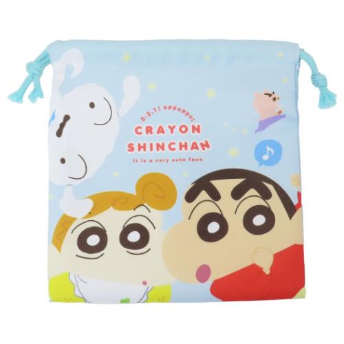 Yahoo! Yahoo!ショッピング(ヤフー ショッピング)クレヨンしんちゃん アニメキャラクター 巾着袋 フラット巾着 きんちゃくポーチ あっぷっぷ！