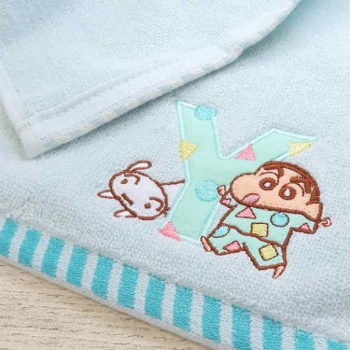 ハンドタオル イニシャルタオル クレヨンしんちゃん パジャマ Y