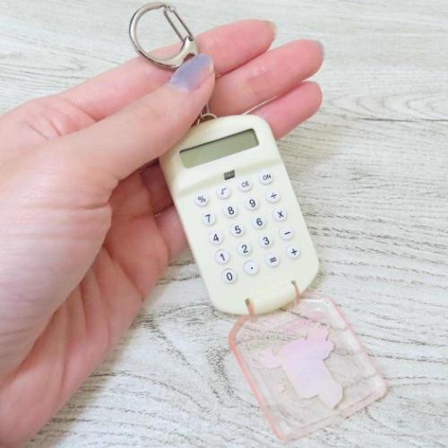 クレヨンしんちゃん クリアミニ電卓キーホルダー キーリング チョコビ