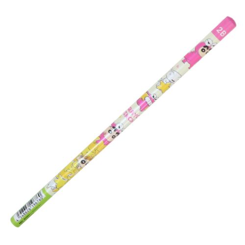 鉛筆 2B 丸軸 クレヨンしんちゃん いっぱいチョコビ ワニ山さん
