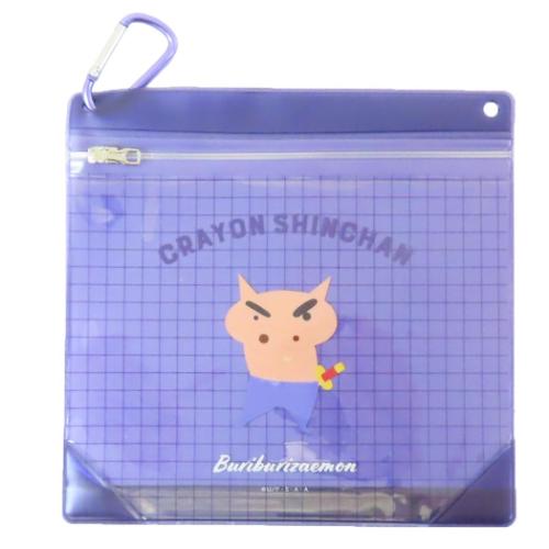 Yahoo! Yahoo!ショッピング(ヤフー ショッピング)クレヨンしんちゃん グッズ クリアポーチ アニメキャラクター カラビナジッパーケース ぶりぶりざえもん