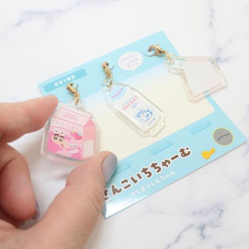 クレヨンしんちゃん さんこいちちゃーむ ファスナーマスコット のみもの アニメキャラクター