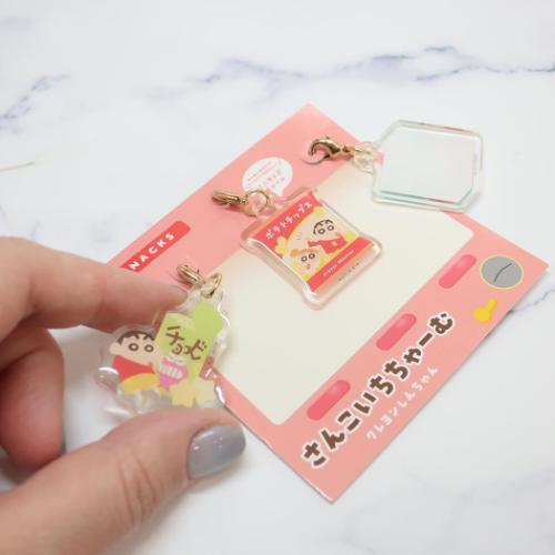 クレヨンしんちゃん さんこいちちゃーむ ファスナーマスコット おかし アニメキャラクター グッズ