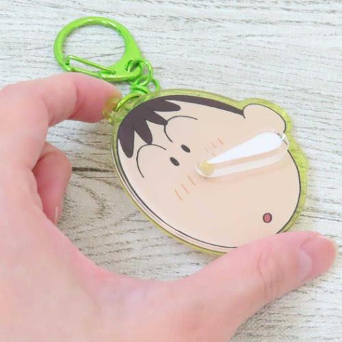 クレヨンしんちゃん グッズ キーリング アニメキャラクター 鼻水