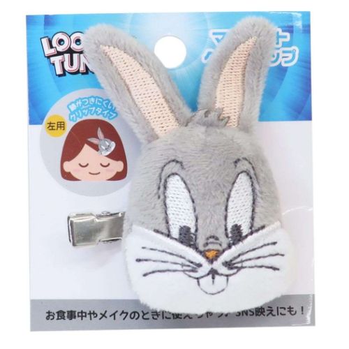 マスコットヘアクリップ 左用 ヘアアクセ LOONEY TUNES ルーニーテューンズ バッグスバニー ティーズファクトリー