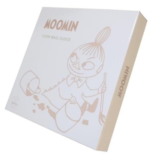 アイコンウォールクロック 壁掛け時計 ベージュ ムーミン 北欧 ティーズファクトリー プレゼント