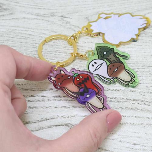 キーリング おさわり探偵なめこ栽培キット 3チャームキーホルダー 集合