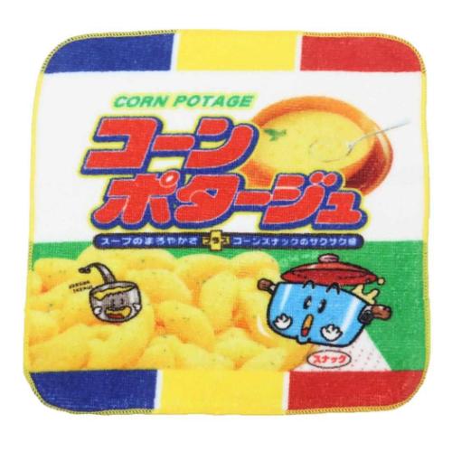 やわらかミニタオル ハンカチタオル ミニタオル コーンポタージュ お