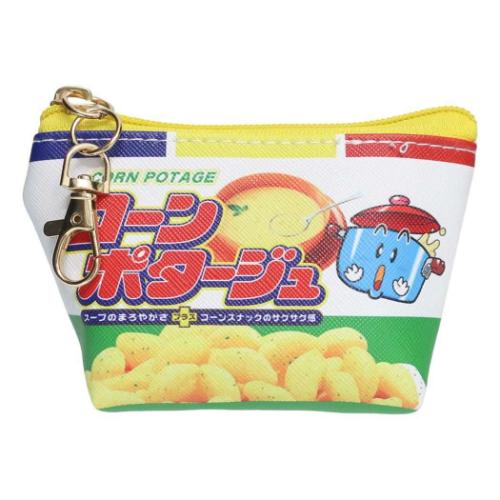 Yahoo! Yahoo!ショッピング(ヤフー ショッピング)三角ミニポーチ コーンポタージュ ミニポーチ お菓子シリーズ ティーズファクトリー