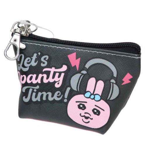 ミニポーチ おぱんちゅうさぎ 三角ミニポーチ ハードロック 小物入れ かわいい