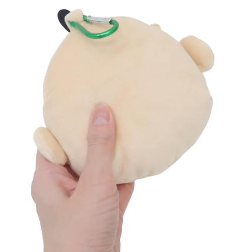 カラビナ付きぬいぐるみファスナーマスコット ミニポーチ パンパンくん