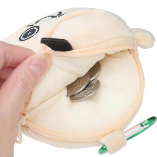 カラビナ付きぬいぐるみファスナーマスコット ミニポーチ パンパンくん
