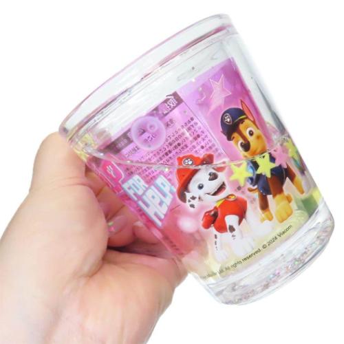 プラカップ パウパトロール ウォーターカップ ピンク プラコップ プラスチック 食器 キッズ 子供 子ども こども アニメキャラクター