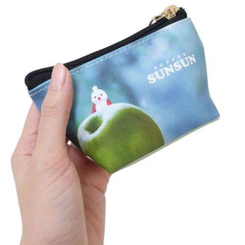三角ミニポーチ ミニポーチ パペットスンスン アップル PUPPET SUNSUN ティーズファクトリー 小物入れ