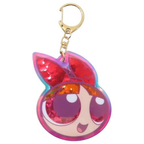 パワーパフガールズ グッズ キーリング キャラクター ホロキラキーホルダー